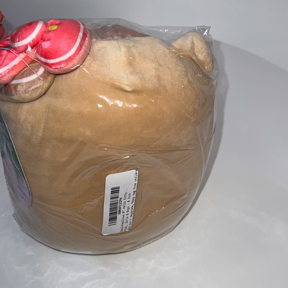 🎄🩷NWT SQUISHMALLOWS 8” HELLO KITTY GINGERBREAD OFFICIAL CHRISTMAS PLUSH - Picture 11 of 12
